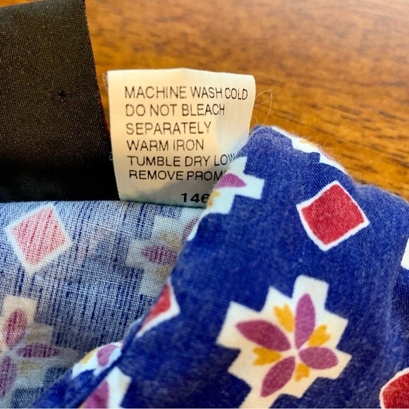 VTG Frontier Series Western Rodeo Button Up Open Neck Shirt Medium - Picture 11 of 11